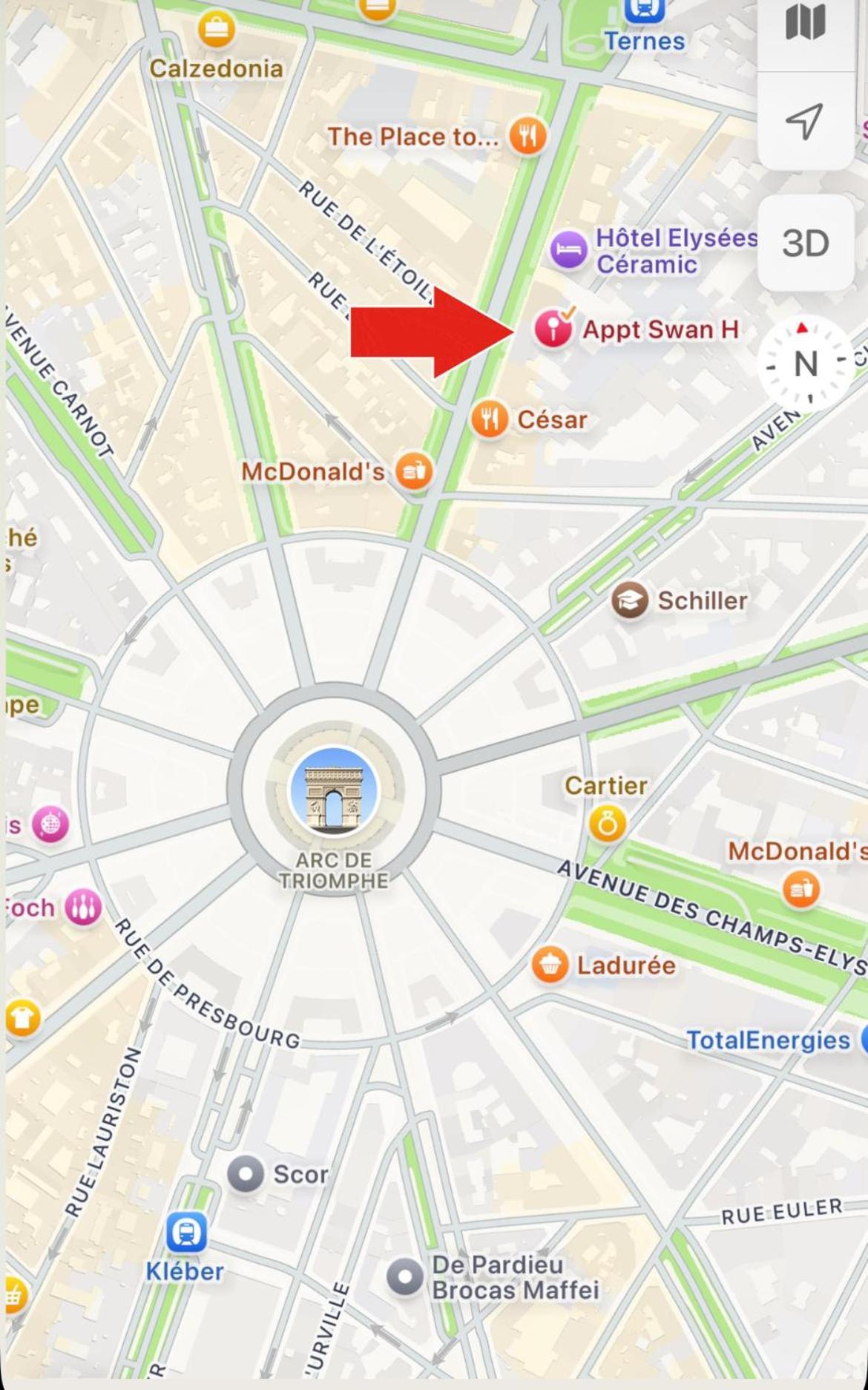Swan House Champs Elysee * Parijs